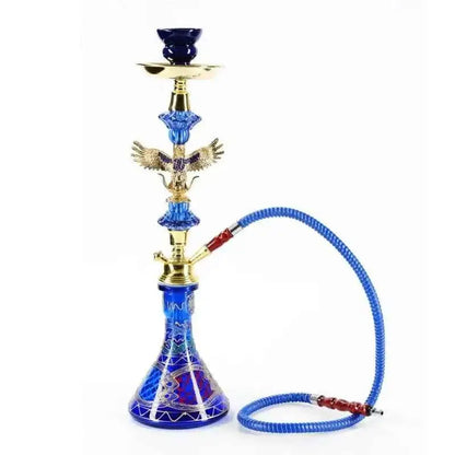 Eagle Glass Hookah Set - Complete Shisha with Tobacco Bowl & Holder