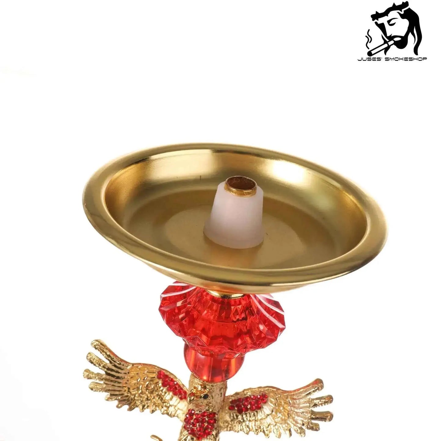 Eagle Glass Hookah Set - Complete Shisha with Tobacco Bowl & Holder