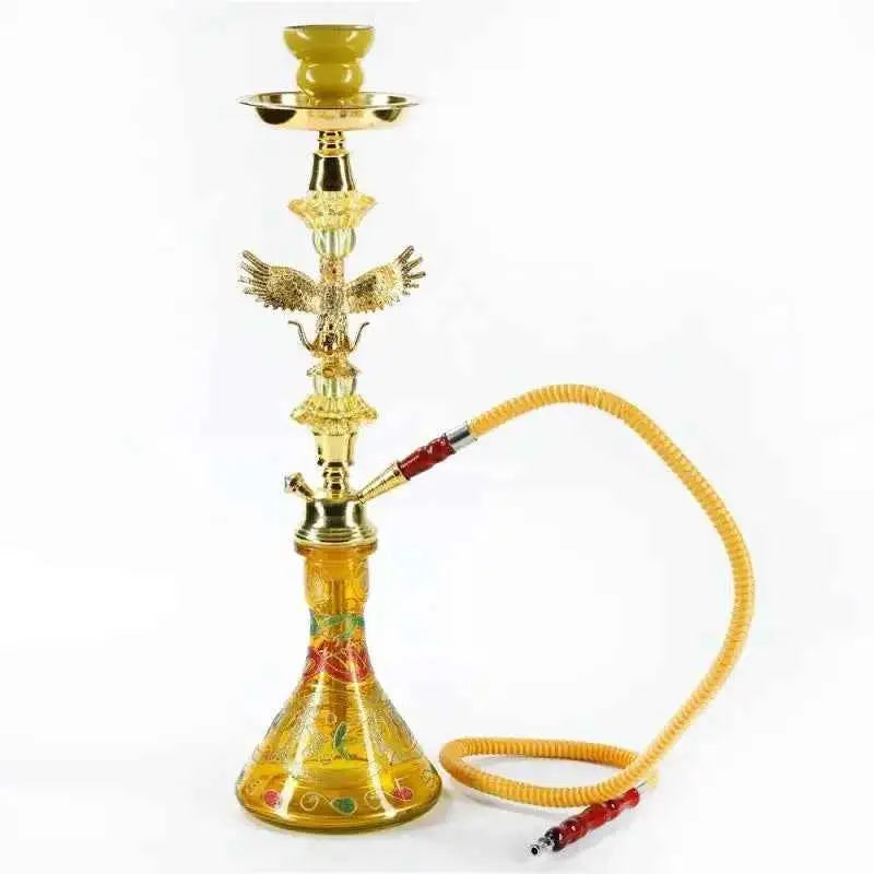 Eagle Glass Hookah Set - Complete Shisha with Tobacco Bowl & Holder