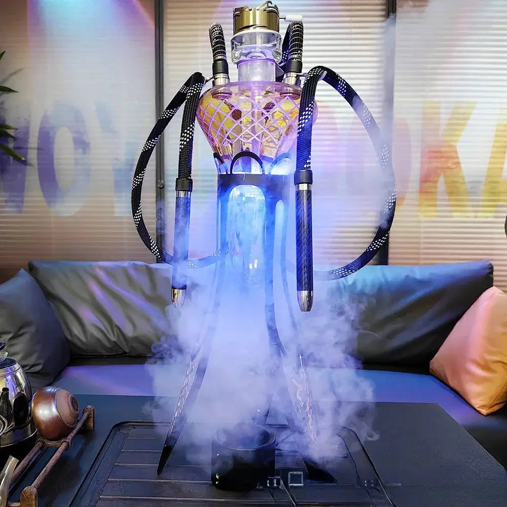 Stainless Steel Custom Design Hookah & Accessories - Ez Shisha